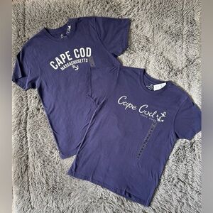 Cuffy’s Cape Cod T-Shirt Lot Men’s Medium Navy Nautical Graphic NWT (2)